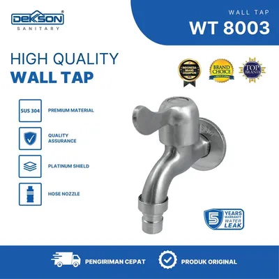 WALL TAP SUS 304 DEKKSON WT 8003 GM 2