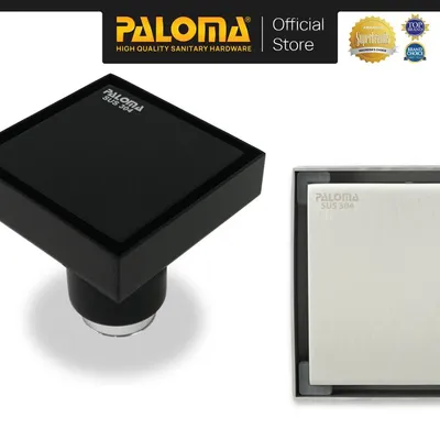 FLOOR DRAIN 100X100MM MATTE BLACK 7
