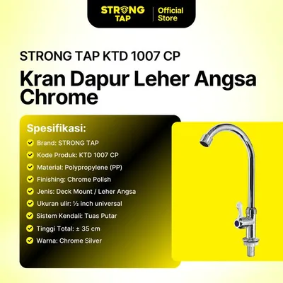 KITCHEN TAP DECK PLASTIC STRONG TAP KTD 1007 CP 2