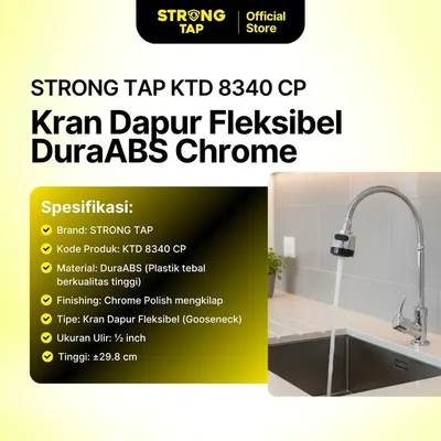 KITCHEN TAP DECK PLASTIC STRONG TAP KTD 8340 CP 2