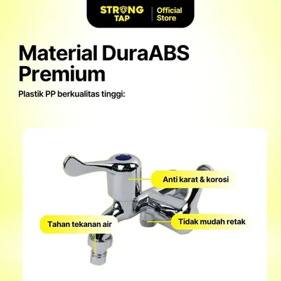 WALL TAP 2 OUT PLASTIC STRONG TAP WT 5514 CP 2