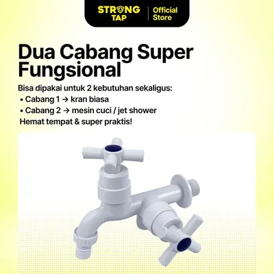 WALL TAP 2 OUT PLASTIC STRONG TAP WT 5514 WH 3