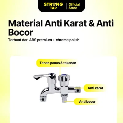 WALL TAP PLASTIC STRONG TAP WT 2006 CP 4