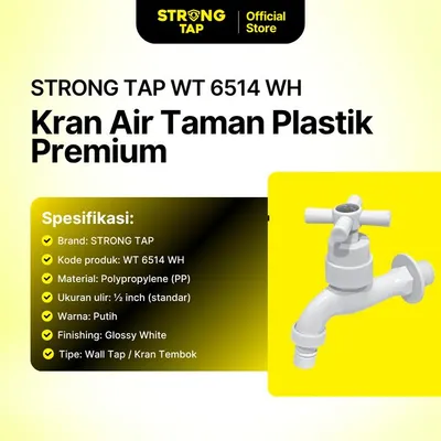 WALL TAP PLASTIC STRONG TAP WT 6514 WH 2