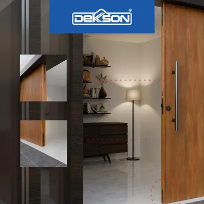 FLUSH BOLT DEKKSON FB 040 8 INCH BLACK PEARL 2