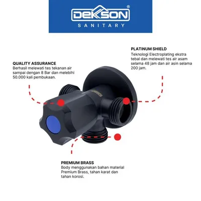 STOP VALVE 3 OUT DEKKSON SV 1138  CP 2