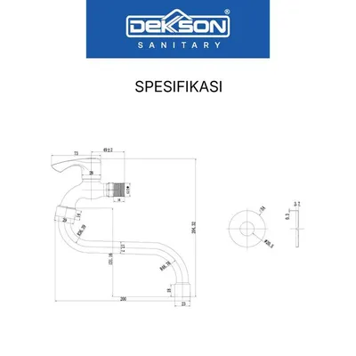 WALL TAP DEKKSON WT 1030 GM 3