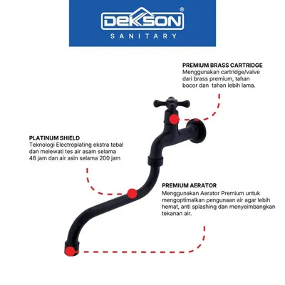 WALL TAP DEKKSON WT 1031 MB 2