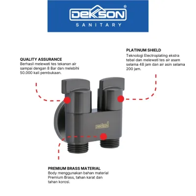 STOP VALVE 2 OUT DEKKSON SV 1310-2 GM 2