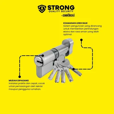 CYLINDER STRONG TC 60MM KKEY SN 3
