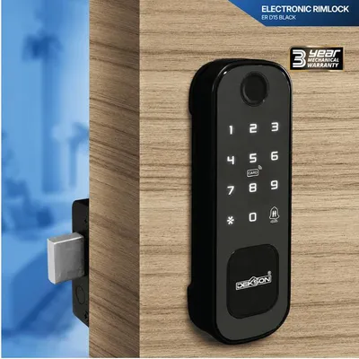 ELECTRONIC RIMLOCK DEKKSON ER D15 BLACK 3